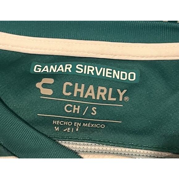 Charly Santos Laguna Soccer Jersey Green-White Size Small - Picture 7 of 7